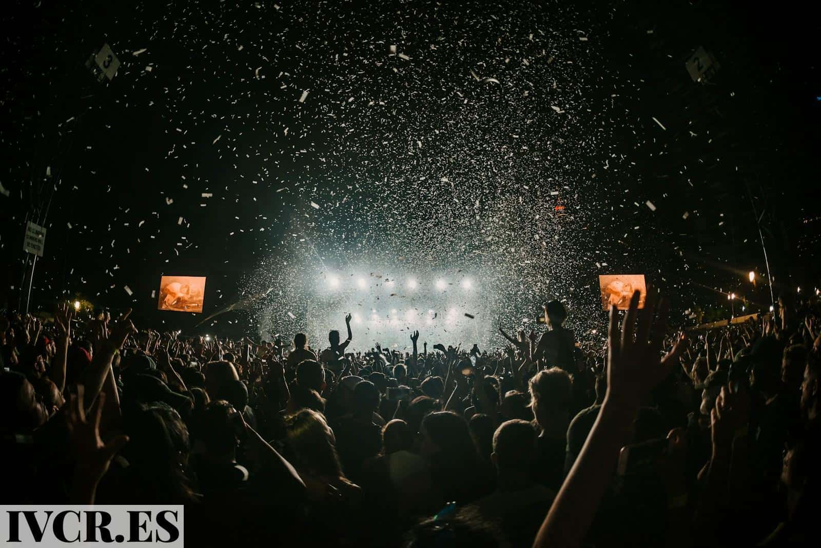 people gathering on concert field